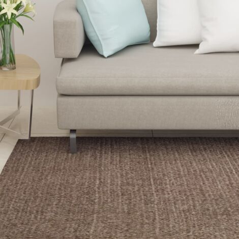 Alfombra de sisal para rascador marrón 80x250 cm