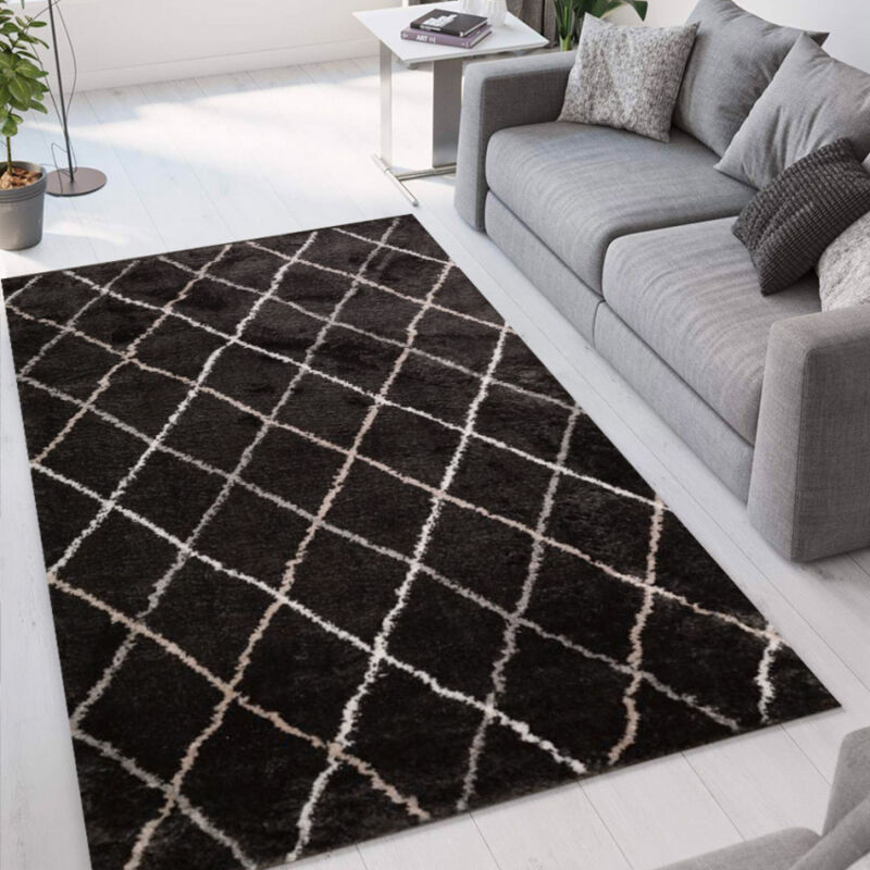

WMD - Alfombra de diseño moderno que admite mascotas Marrakesh GRI003MK | 200 x 300