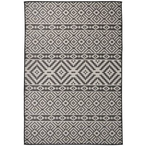 Alfombra de tela de película 160x230 cm Stratches negros - 316722