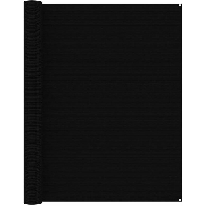 

Alfombra de tienda de campana 250x500 cm negro