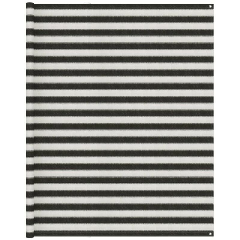 

Alfombra de tienda de campana 250x600cm gris antracita y blanca