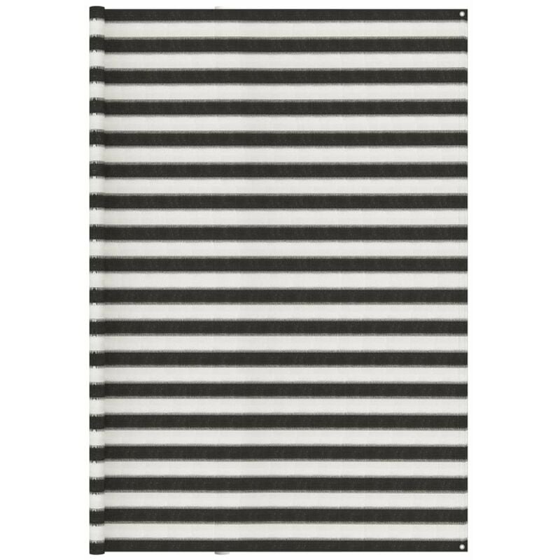 

Alfombra de tienda de campana 300x600 cm gris antracita blanca