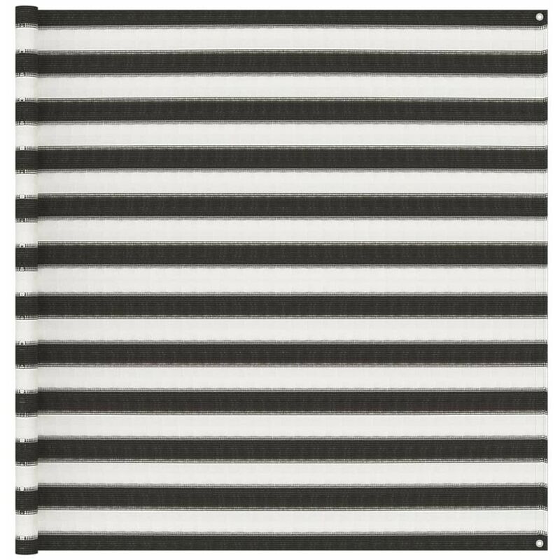

Alfombra de tienda de campana gris antracita y blanca 200x200cm