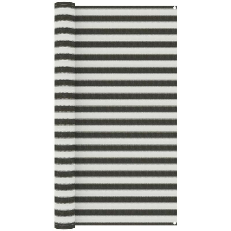 

Alfombra de tienda de campana gris antracita y blanca 200x300cm