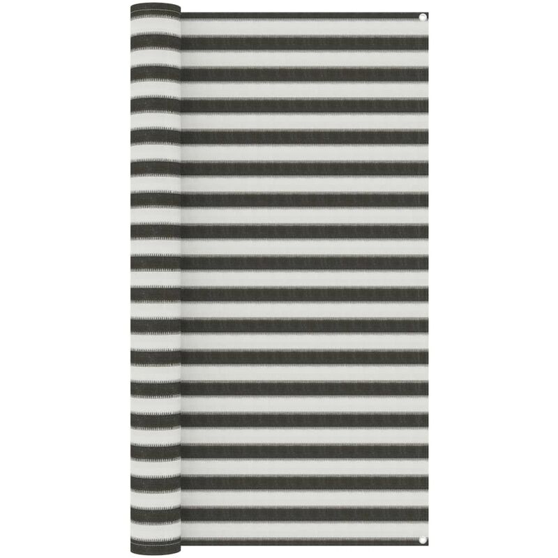 

Alfombra de tienda de campaña gris antracita y blanca 200x300cm