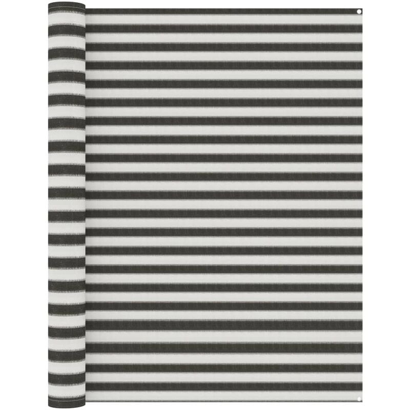 

Alfombra de tienda de campaña gris antracita y blanca 250x550cm