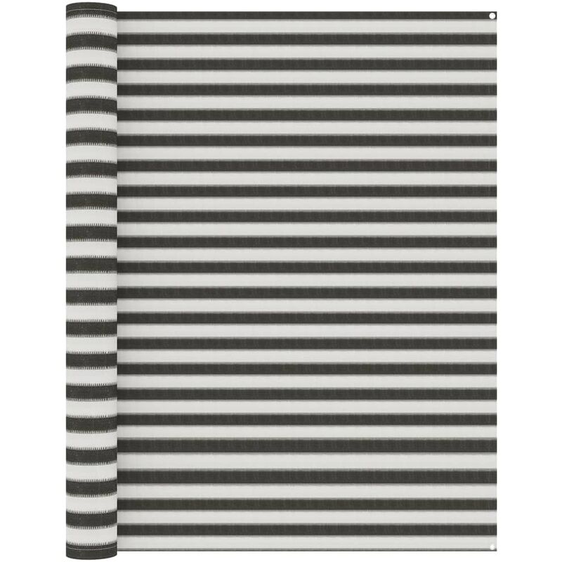 

Alfombra de tienda de campaña gris antracita y blanco 250x200cm