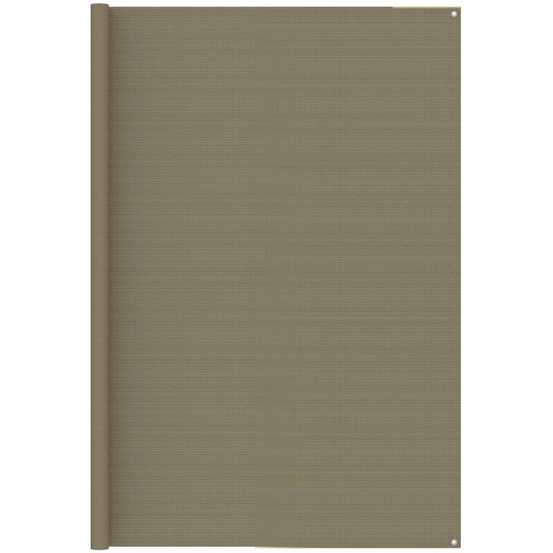 

Alfombra de tienda de campana gris taupe 250x450 cm