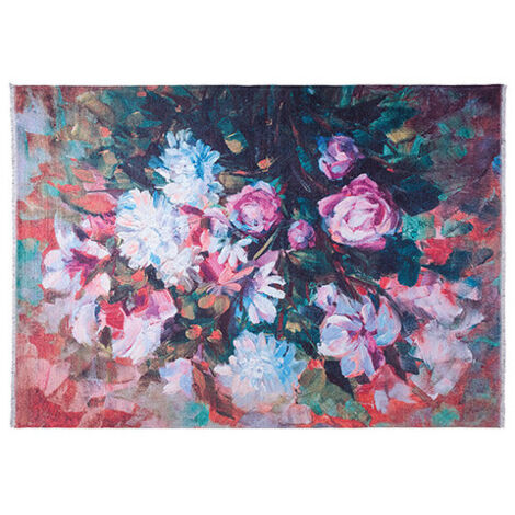 Alfombra de tocador 57×90 cm – algodón estampado antideslizante – colección MUL004