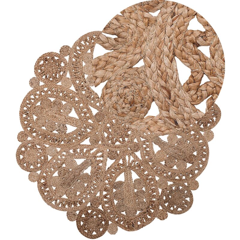 

Alfombra de yute beige ø120 cm BUCAK
