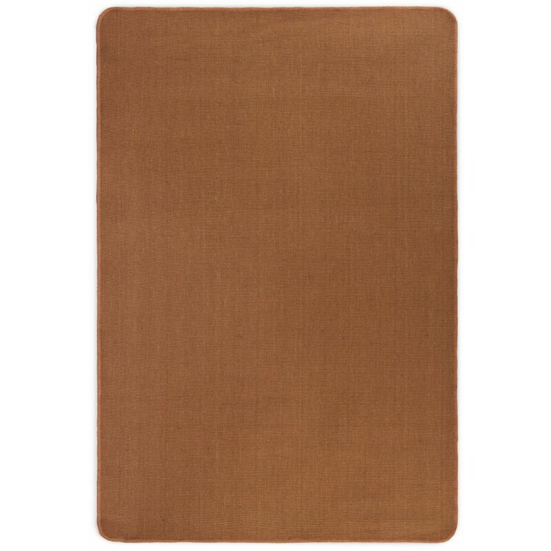 

Alfombra de yute con reverso de latex 140x200 cm marron