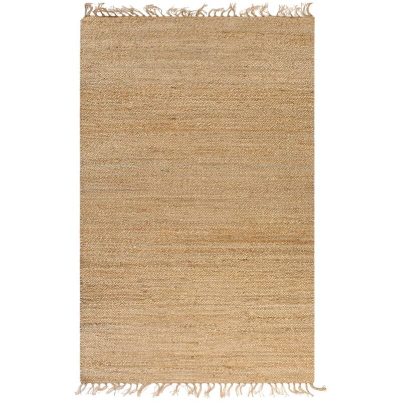 Vidaxl - Alfombra de yute tejida a mano 120x180 cm natural Beige