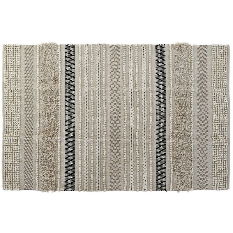 

Alfombra DKD Home Decor Algodón Boho (120 x 180 x 1 cm)