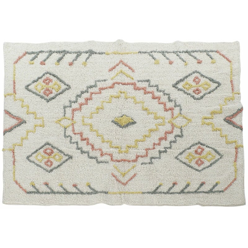 

Alfombra DKD Home Decor Algodón Boho (135 x 185 x 1 cm)