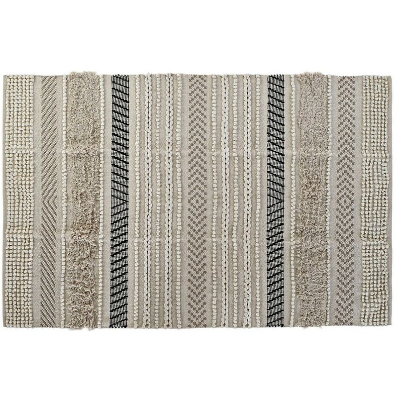 

Alfombra DKD Home Decor Algodón Boho (160 x 230 x 1 cm)