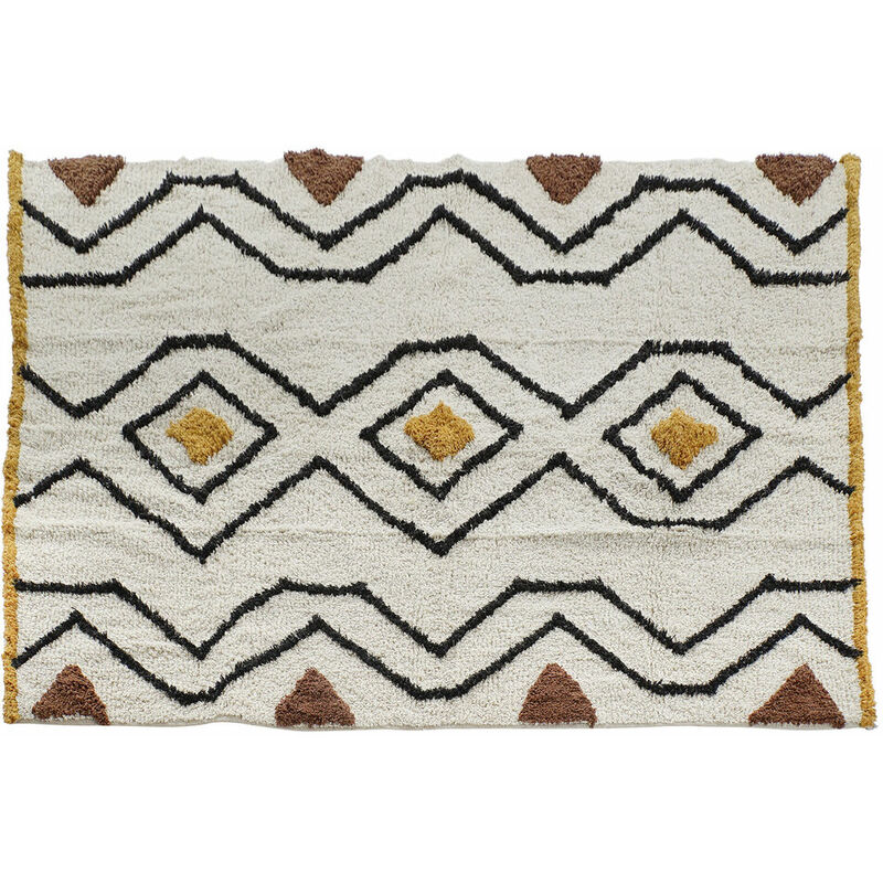 

Alfombra DKD Home Decor Algodón Boho (180 x 230 x 1 cm)