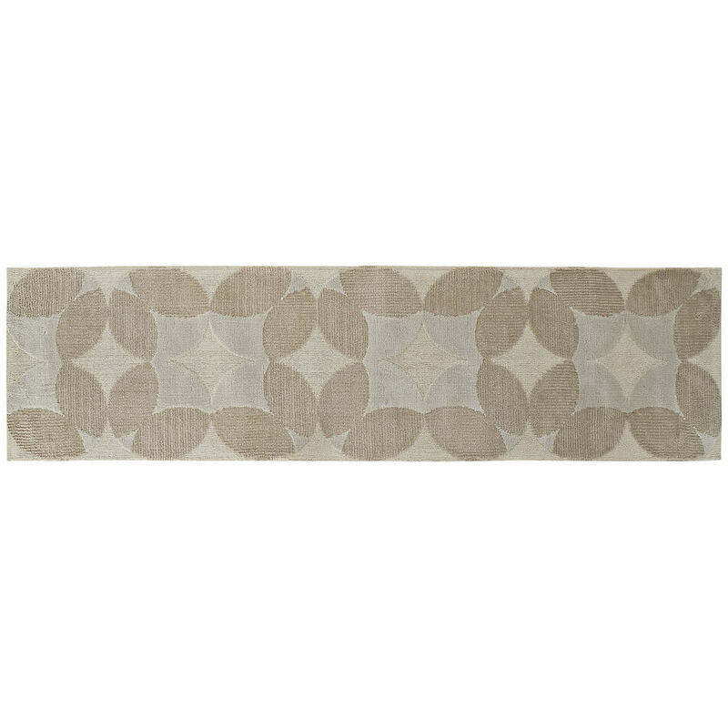 

Alfombra DKD Home Decor Beige Poliéster Círculos (60 x 240 x 0.9 cm)