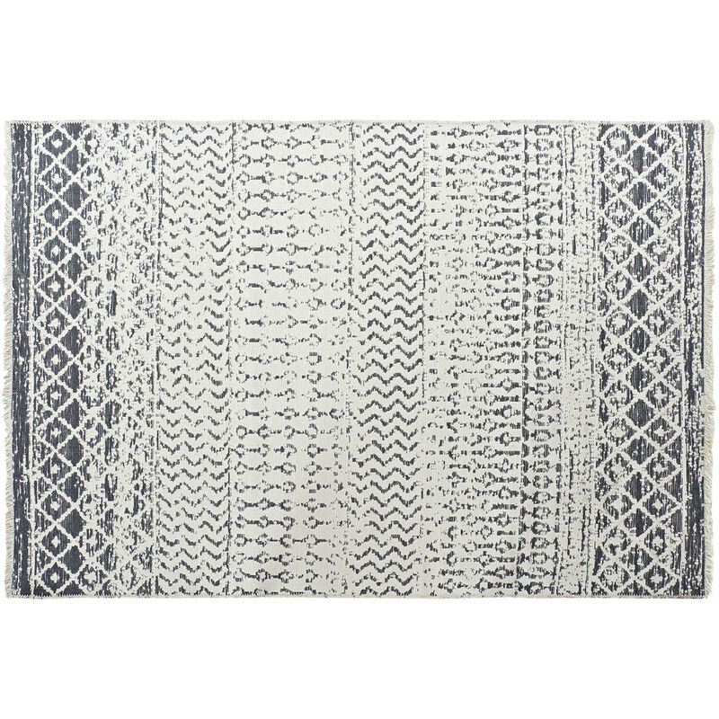

Alfombra DKD Home Decor Blanco Gris Poliéster Algodón (200 x 290 x 1 cm)
