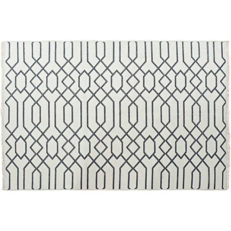 

Alfombra DKD Home Decor Blanco Gris Poliéster Algodón (200 x 290 x 1 cm)
