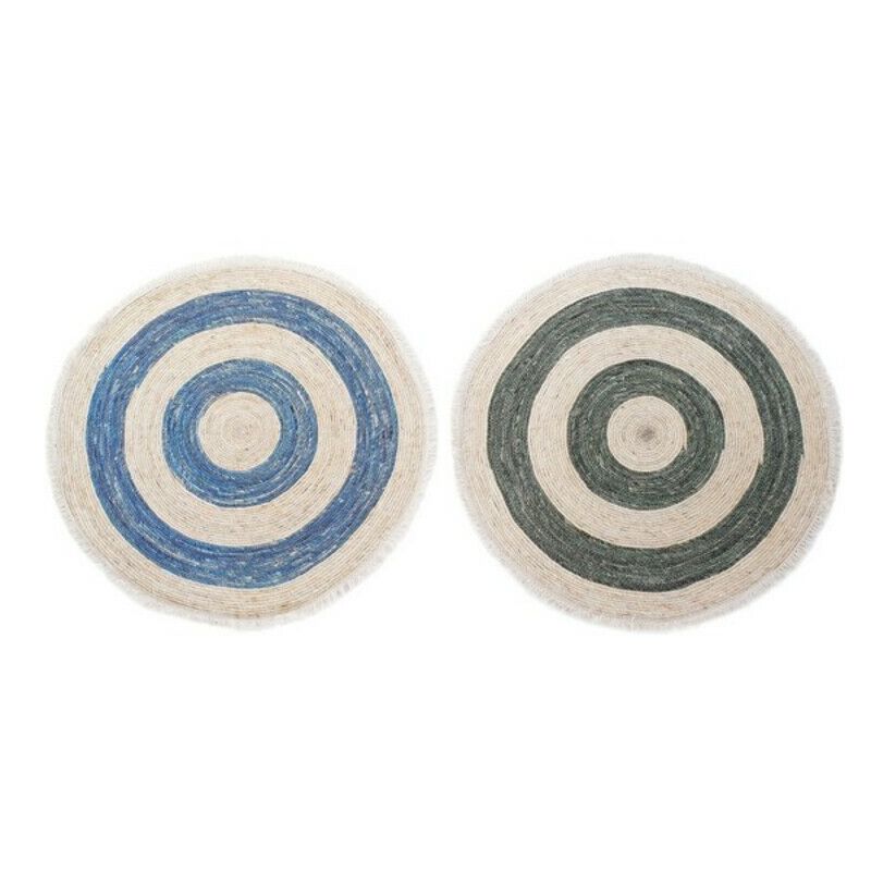 

Alfombra DKD Home Decor Fibra Boho (80 x 80 cm)