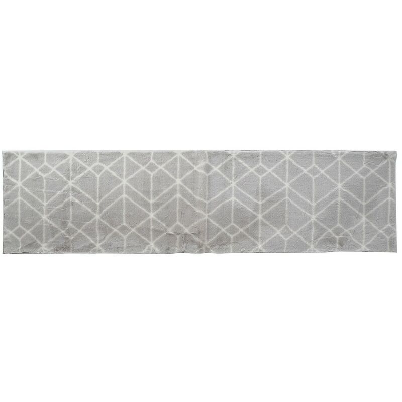 

Alfombra DKD Home Decor Gris Claro Poliéster (60 x 240 x 1 cm)