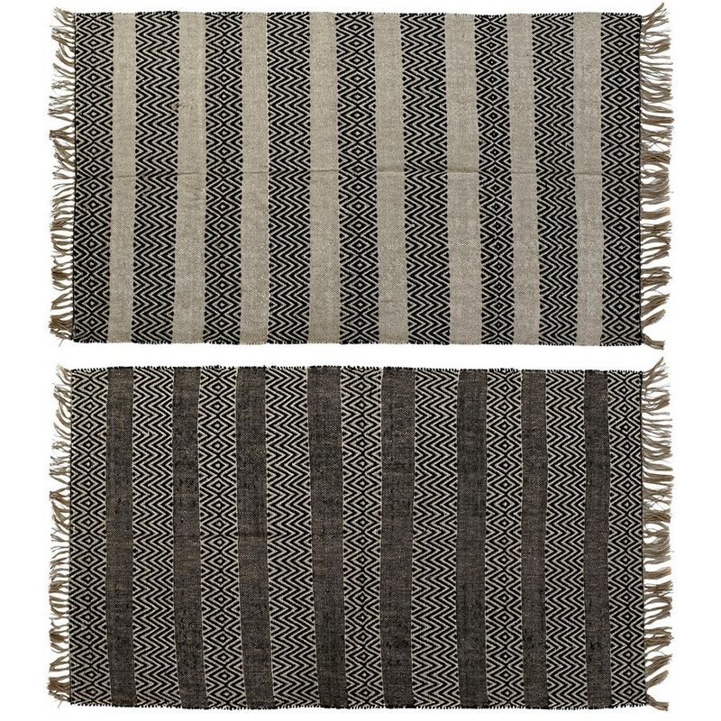 

Alfombra DKD Home Decor Jute Algodón Boho (2 pcs) (160 x 230 x 1 cm)