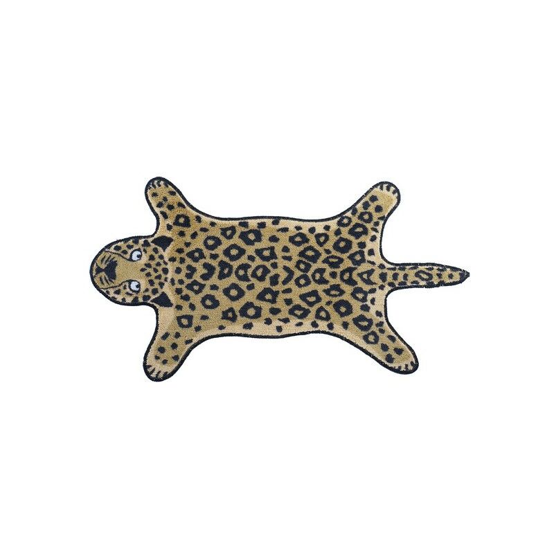 

Alfombra DKD Home Decor Leopard Poliéster (115 x 60 x 1 cm)
