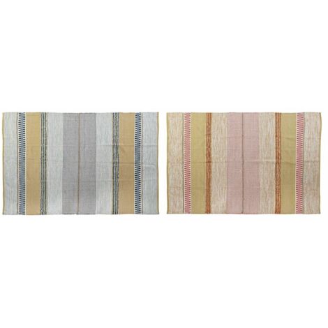 Alfombra - DKD Home Decor - Multicolor - 160 x 230 cm - Fibras naturales - Rectangular