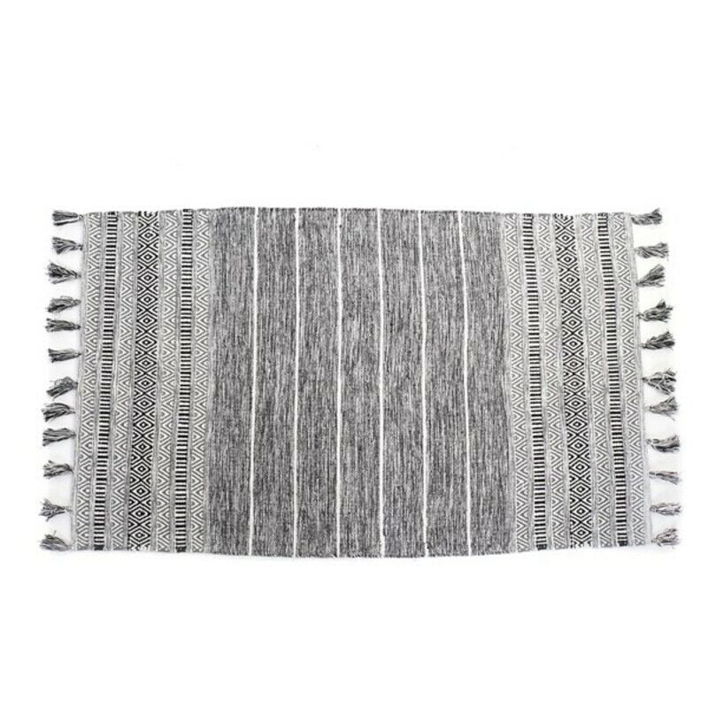 

Alfombra DKD Home Decor Negro Algodón Colonial (175 x 120 cm)