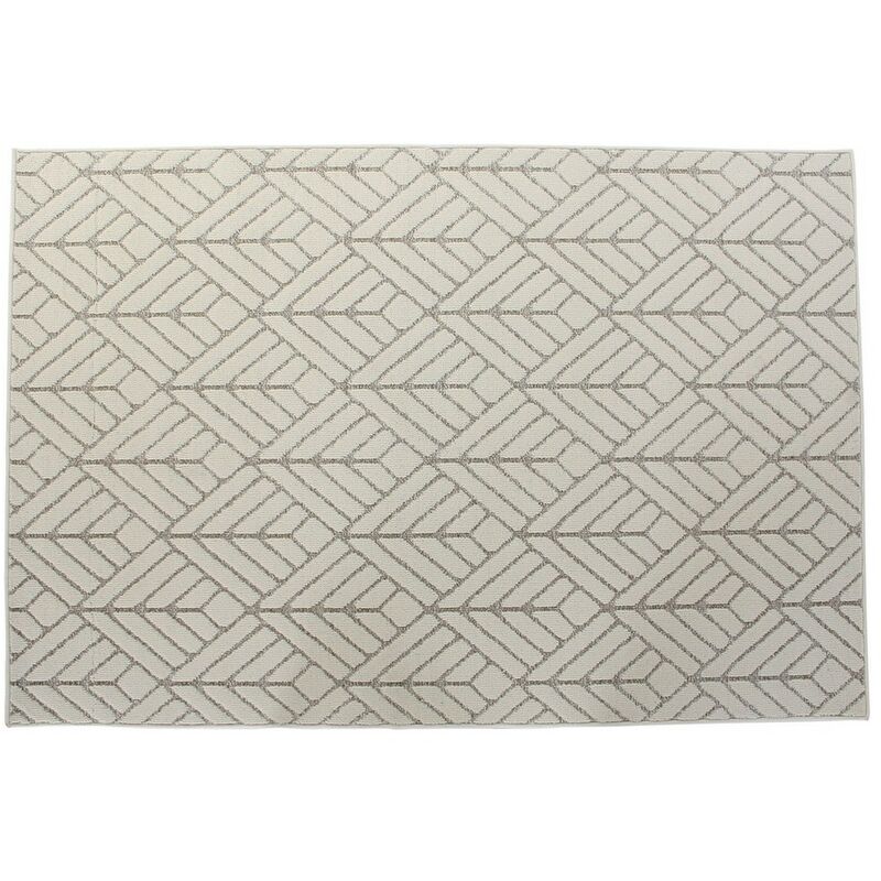 

Alfombra DKD Home Decor Poliéster Chic (120 x 180 x 1 cm)