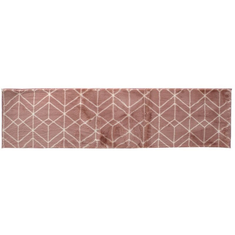 

Alfombra DKD Home Decor Rosa Poliéster (60 x 2.4 x 1 cm)