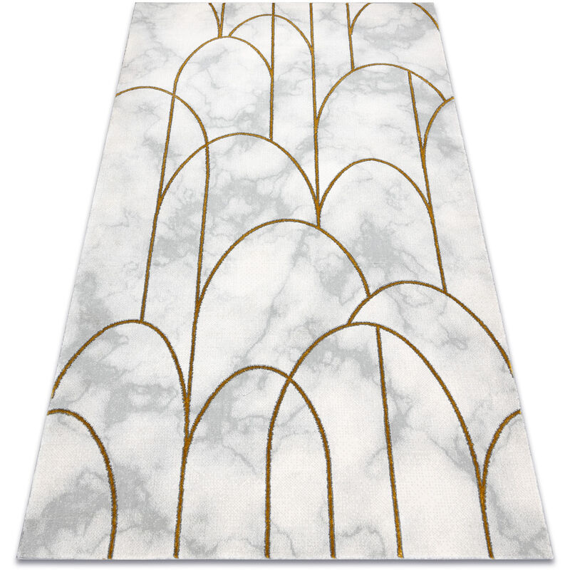 

Rugsx - Alfombra EMERALD exclusivo 1016 glamour, elegante art deco, mármol crema / oro Tonos de beige 240x330 cm