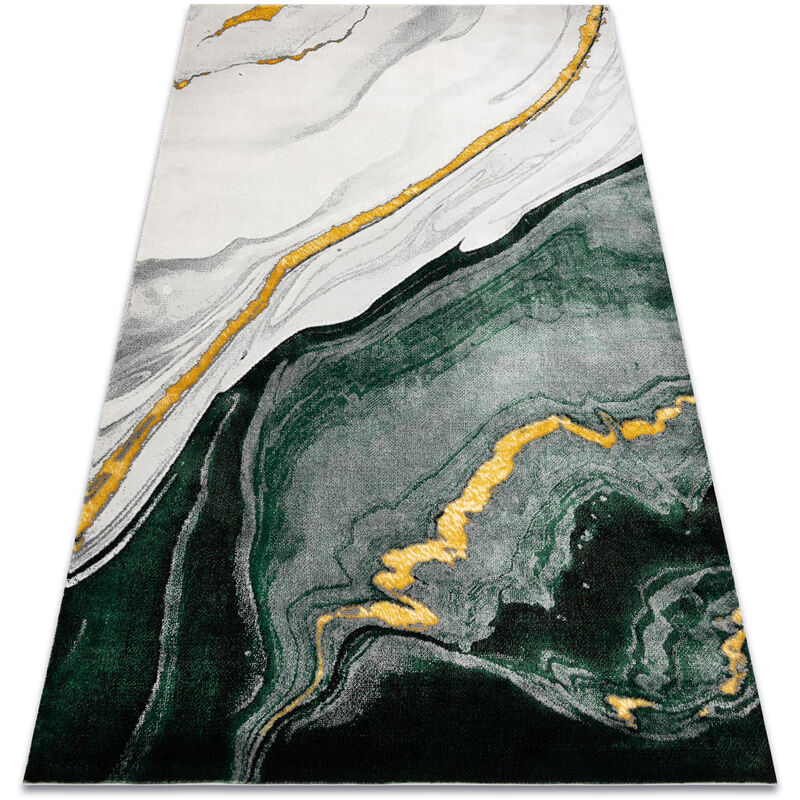 

Rugsx - Alfombra EMERALD exclusivo 1017 glamour, elegante mármol botella verde / oro Tonos de verde 160x220 cm