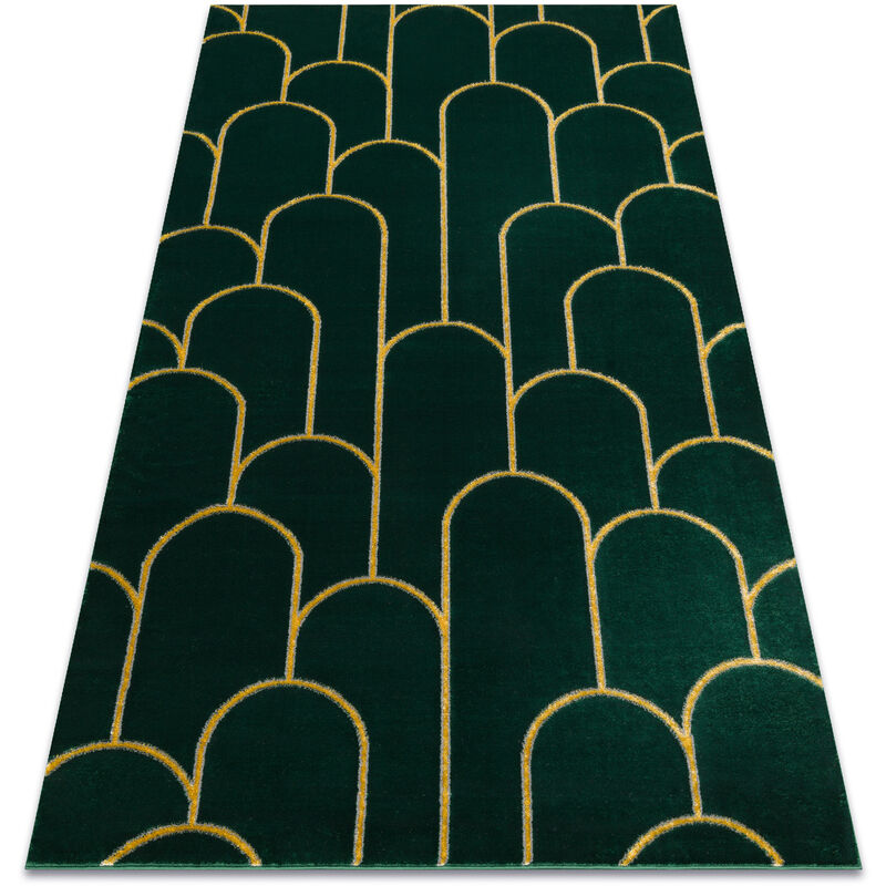 

Rugsx - Alfombra EMERALD exclusivo 1021 glamour, elegante art deco, botella verde / oro Tonos de verde 240x330 cm