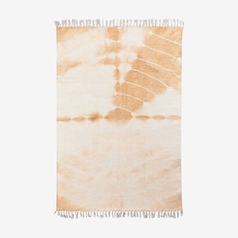 

Alfombra en Algodón Tie Dye (193x120 cm) Kinger Naranja Mousse Melocotón - Sklum