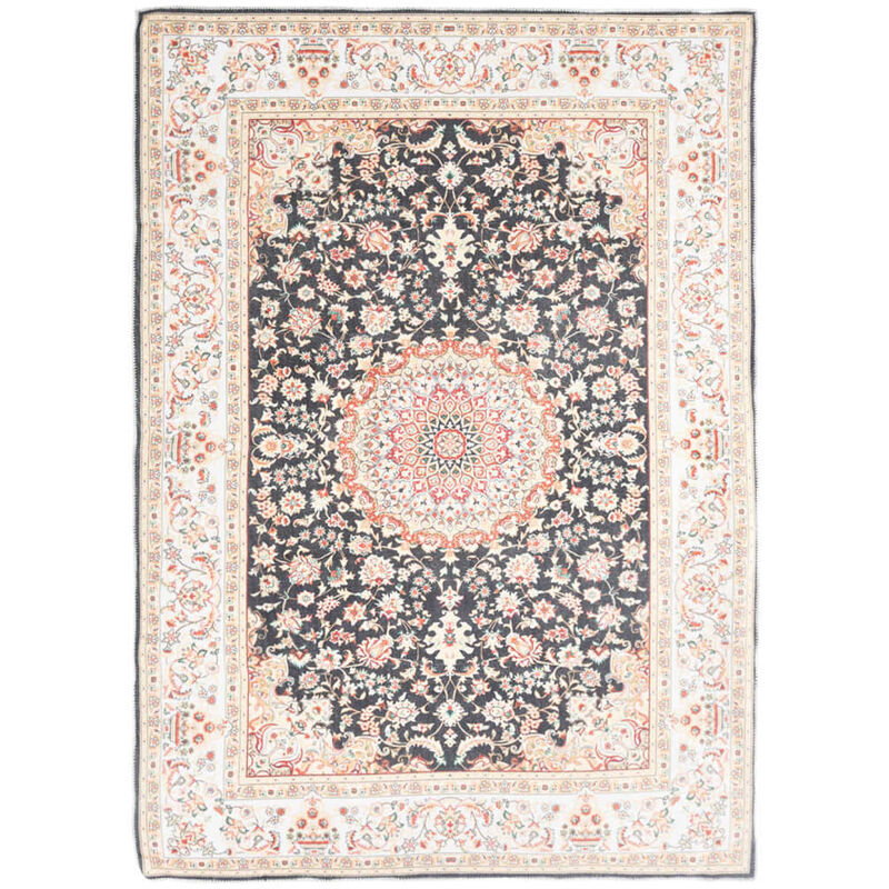 

Alfombra estampada lavable multicolor poliéster 140x200 cm
