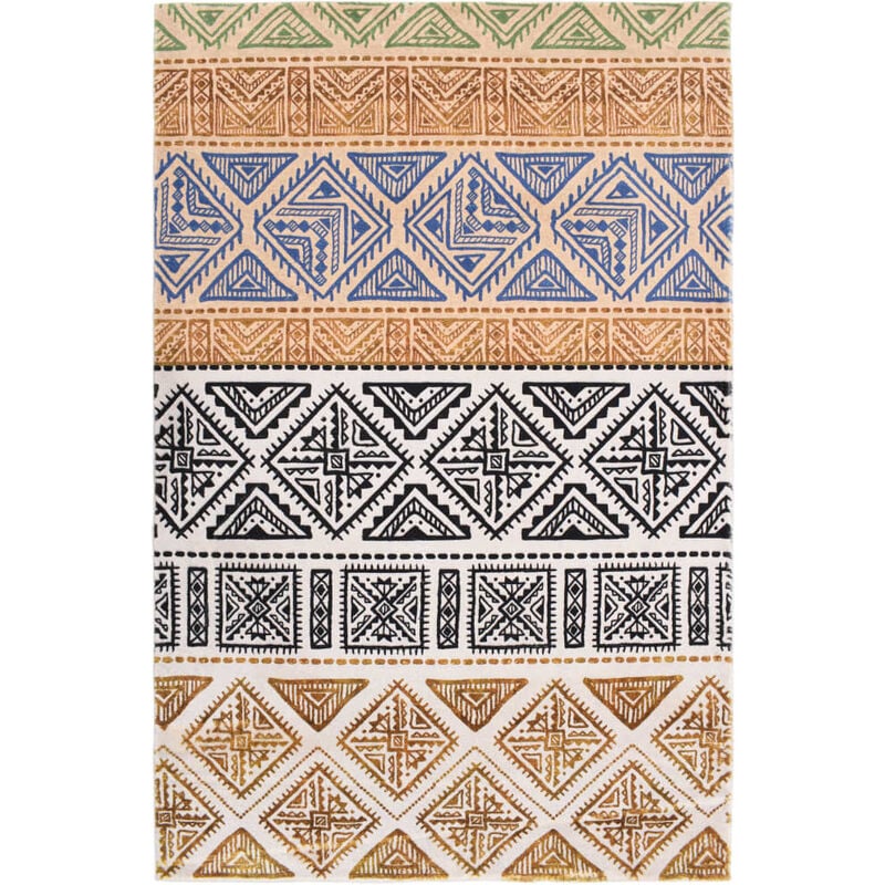 

Alfombra estampada multicolor poliester 160x230 cm