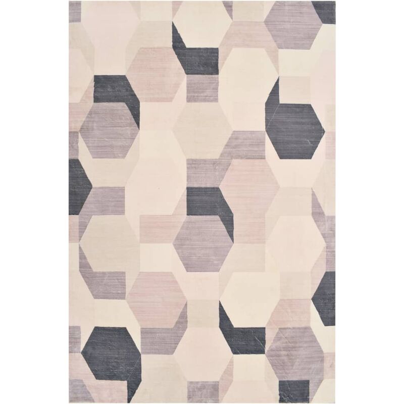 

vidaXL Alfombra estampada multicolor poliéster 160x230 cm - Multicolor