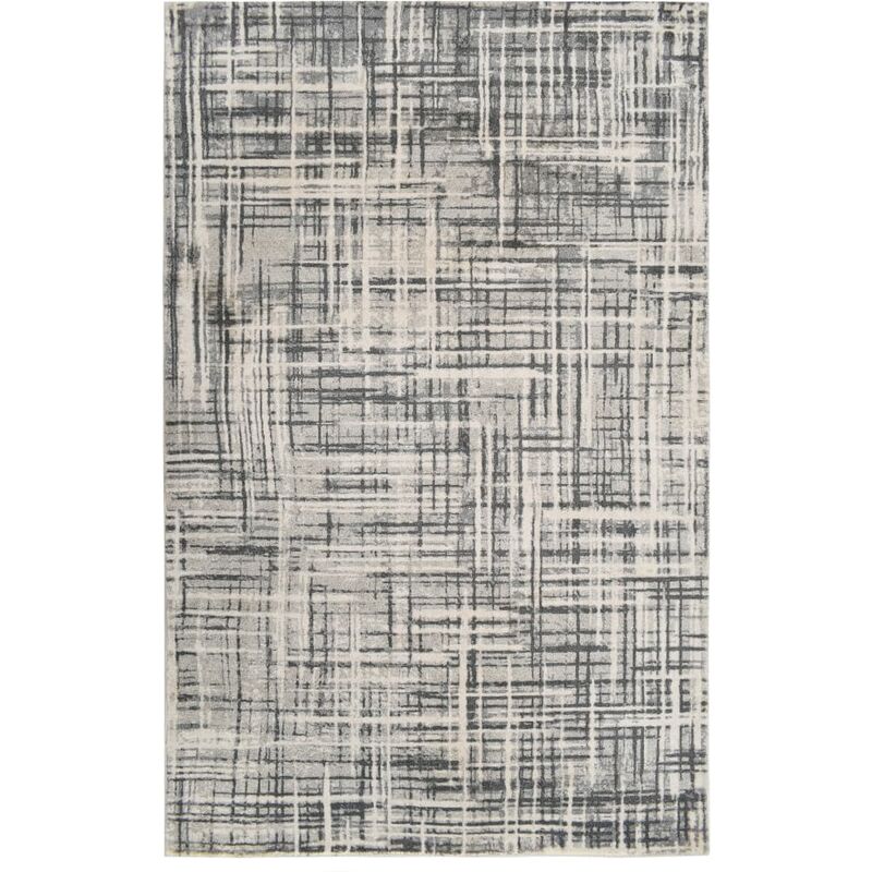 

Alfombra estampada poliester beige 80x150 cm
