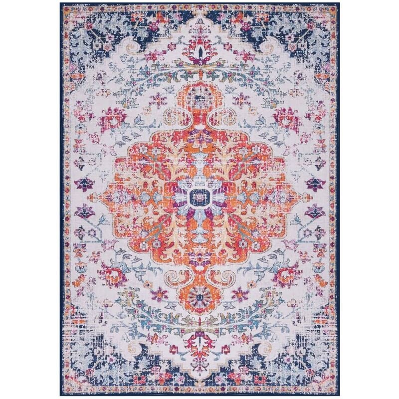 

Alfombra estampada tela multicolor 140x200 cm - Multicolor