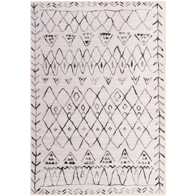 

vidaXL Alfombra estampada tela multicolor 140x200 cm - Multicolor