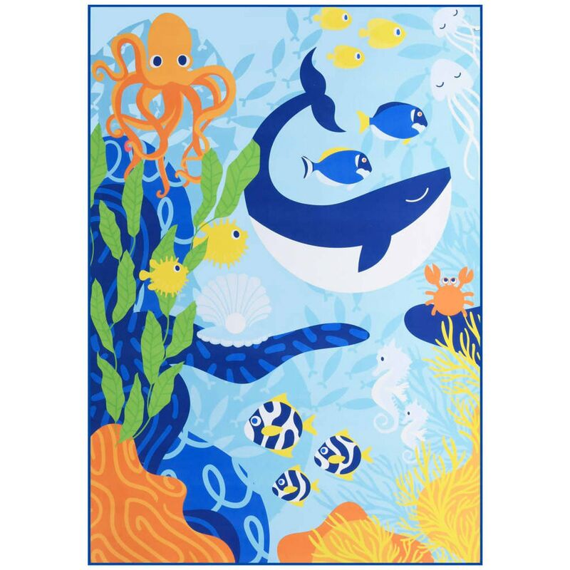 

Alfombra estampada tela multicolor 80x150 cm