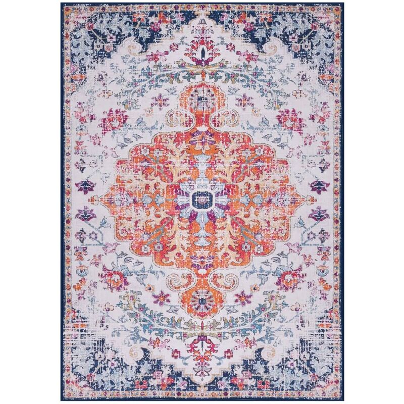 

vidaXL Alfombra estampada tela multicolor 160x230 cm - Multicolor