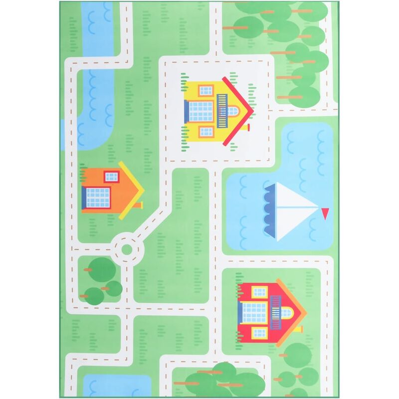 

Alfombra estampada tela multicolor 80x150 cm - Multicolor - Vidaxl