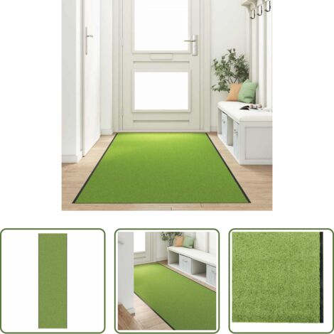 Alfombra exterior -  Felpudo Otro Verde y Negro 120 x 400 cm Poliamida y PVC