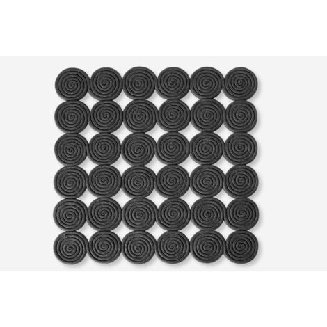 ALFOMBRA EXTERIOR GRIS OSCURO 58X58CM
