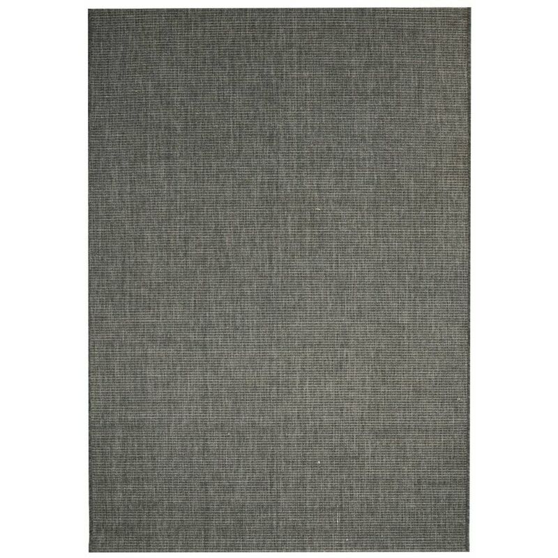 

Alfombra exterior/interior 80x150 apariencia sisal gris oscuro