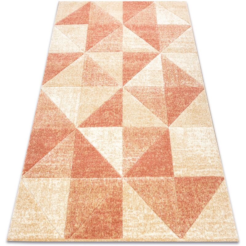 

Alfombra FEEL 5672/17911 Triangulos beige/terracota Tonos de naranja 120x170 cm