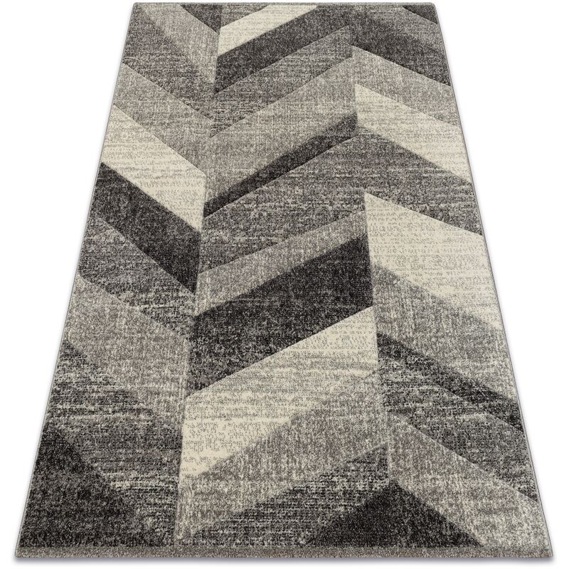 Rugsx - Alfombra feel 5673/16811 Diseño Espiga gris/antracita/crema grey 180x270 cm