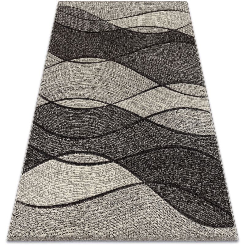 

Alfombra FEEL 5675/16811 Olas gris/antracita/crema Tonos de gris y plata 140x190 cm